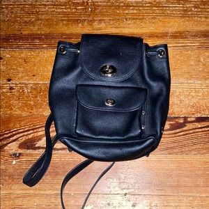 Coach small backpack style bag